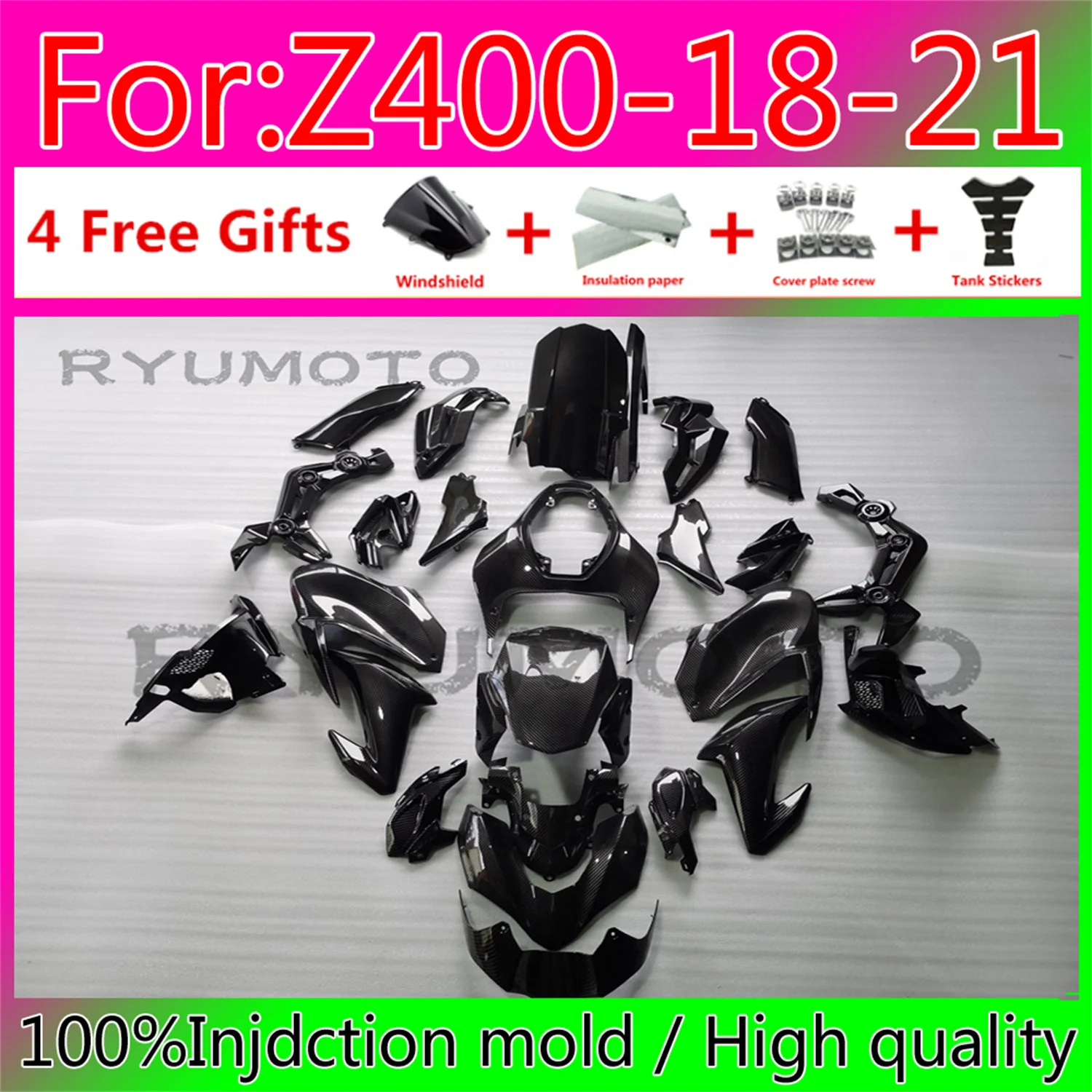 Полный комплект обтекателей для Kawasaki Z400 18 21 Z400 KAWASAKI 18-21 из АБС-пластика для кузова мотоцикла
Полный комплект обтекателей для Kawasaki Z400 18 21 Z400 KAWASAKI 18-21 из АБС-пластика для кузова мотоцикла
