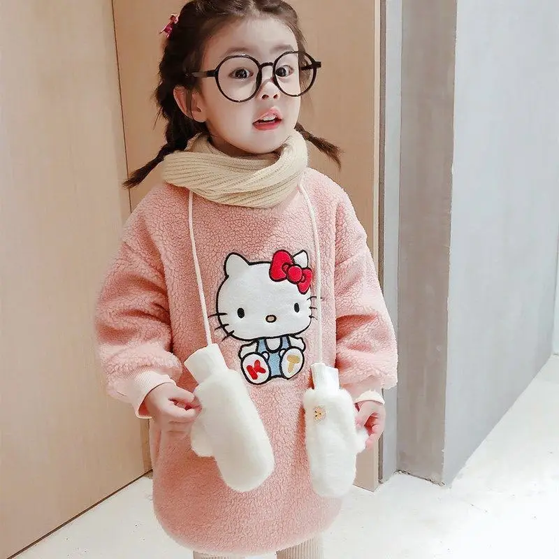 Hello Kitty Anime Children Hoodie Sanrio Kawaii Anime Kt Cat Cartoon Cute Skirt Clothing Student Birthday Gifts for Kids
Hello Kitty Anime Children Hoodie Sanrio Kawaii Anime Kt Cat Cartoon Cute Skirt Clothing Student Birthday Gifts for Kids