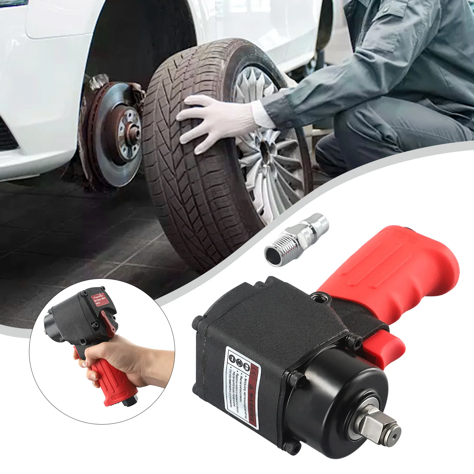 Air Impact Wrench 12inch Square Head Twin Hammer Mechanism Perfect for Automotive Repair Construction and DIY Projects
Air Impact Wrench 12inch Square Head Twin Hammer Mechanism Perfect for Automotive Repair Construction and DIY Projects