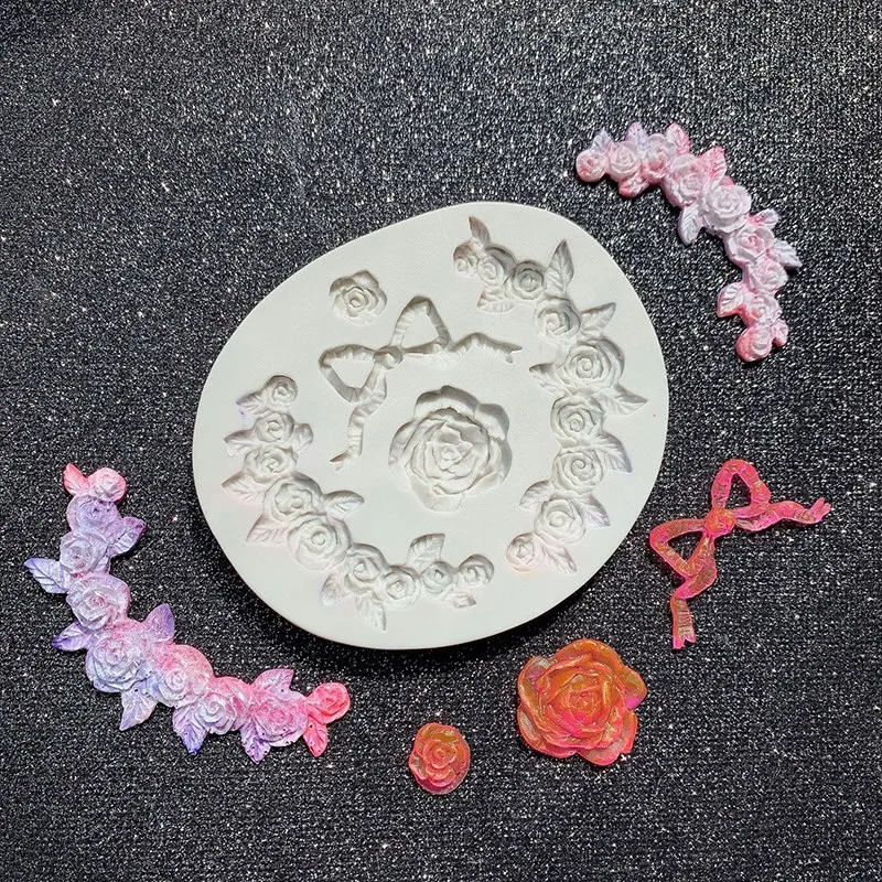 Flower Bow Silicone Mold Rose Flower Bow Pattern Cake Decoration Chocolate Dessert DIY Pastry Jelly Fondant Kitchen Baking Tools
Flower Bow Silicone Mold Rose Flower Bow Pattern Cake Decoration Chocolate Dessert DIY Pastry Jelly Fondant Kitchen Baking Tools