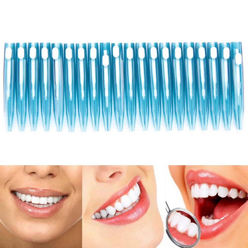 20Pcs Interdental Whiten Tooth Brush Flossing Head Toothpick Oral Care Clean Bridgework Braces Removed Plaque Stimulates Gums
20Pcs Interdental Whiten Tooth Brush Flossing Head Toothpick Oral Care Clean Bridgework Braces Removed Plaque Stimulates Gums