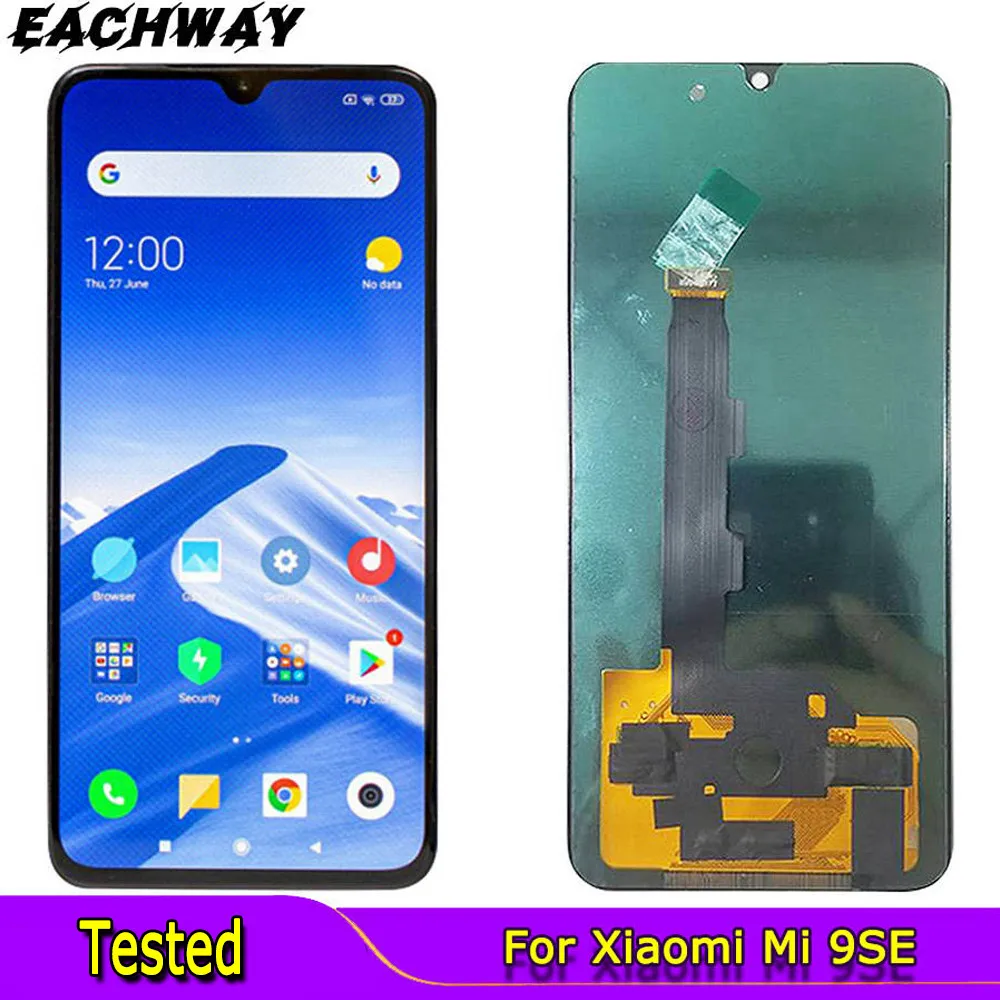 

TFT Display For Xiaomi MI9 SE Mi 9SE LCD Display Screen With Frame Touch Screen Digitizer For Mi 9 SE LCD Display Without Finger