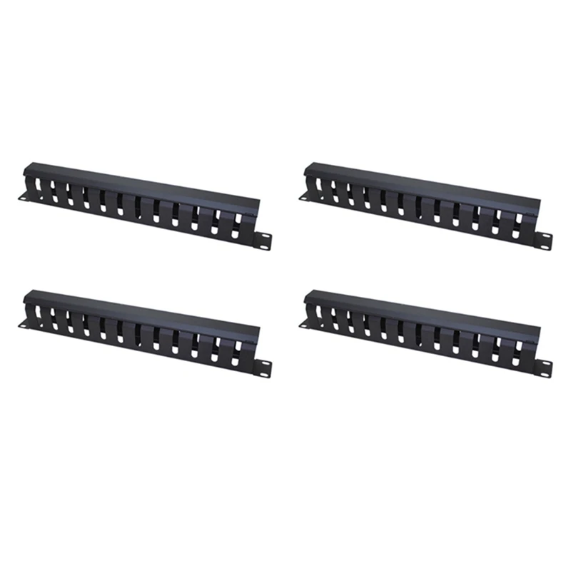 4X 1U Cable Management Horizontal Mount 19 Inch Server Rack , 12 Slot Metal Finger Duct Wire Organizer With Cover
4X 1U Cable Management Horizontal Mount 19 Inch Server Rack , 12 Slot Metal Finger Duct Wire Organizer With Cover
