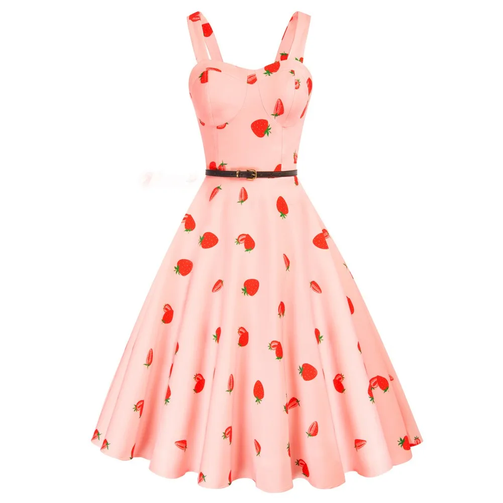 Belle Poque Women Sweetheart Neck Floral Dresses 1950s Sleeveless Vintage Swing Dresses With Belt Cocktail Party Swing Dresses
Belle Poque Women Sweetheart Neck Floral Dresses 1950s Sleeveless Vintage Swing Dresses With Belt Cocktail Party Swing Dresses