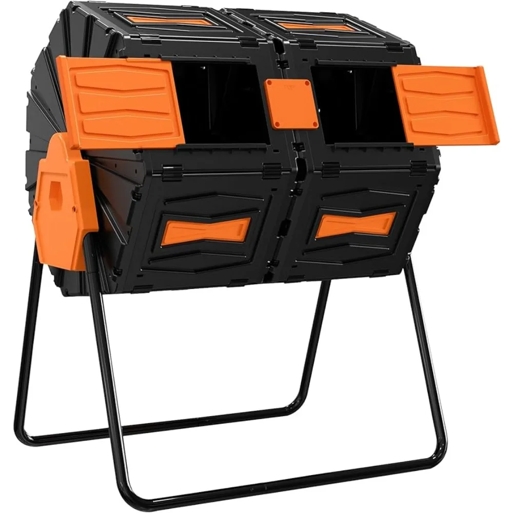 Compost Tumbler, Easy Assemble & Efficient Outdoor Compost Bin, 45 Gallon/170 Liter Large Dual Chamber Rotating Composter f
Compost Tumbler, Easy Assemble & Efficient Outdoor Compost Bin, 45 Gallon/170 Liter Large Dual Chamber Rotating Composter f