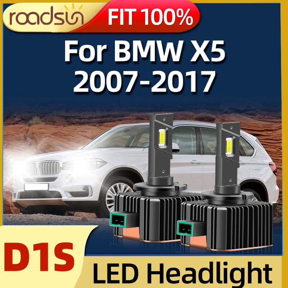 2Pcs Car Light D1S Led Headlight 30000LM 6000K Fit For BMW X5 2007 2008 2009 2010 2011 2012 2013 2014 2015 2016 2017
2Pcs Car Light D1S Led Headlight 30000LM 6000K Fit For BMW X5 2007 2008 2009 2010 2011 2012 2013 2014 2015 2016 2017
