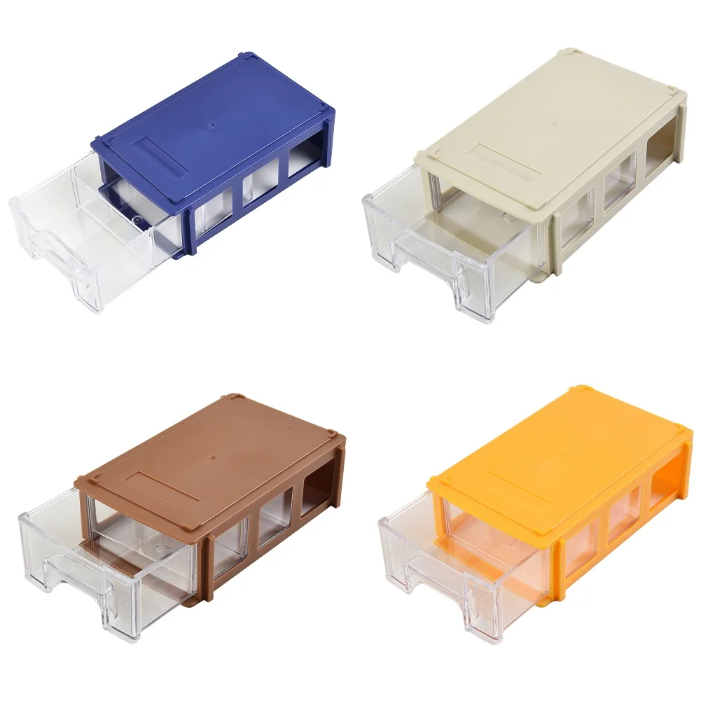 Wall-Mountable Or Stackable Storage Box With Clear Drawers Thicken 140*90*40mm For Hardware Crafts Sewing Supplies
Wall-Mountable Or Stackable Storage Box With Clear Drawers Thicken 140*90*40mm For Hardware Crafts Sewing Supplies