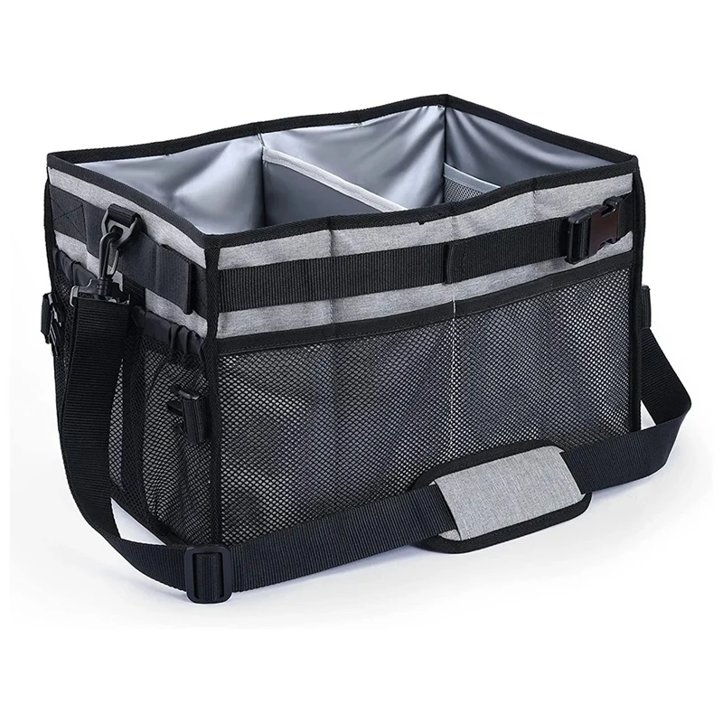 Large Grill And Picnic Caddy With Paper Towel Holder, BBQ Organizer For Utensil, Plate, Condiment, Collapsible
Large Grill And Picnic Caddy With Paper Towel Holder, BBQ Organizer For Utensil, Plate, Condiment, Collapsible