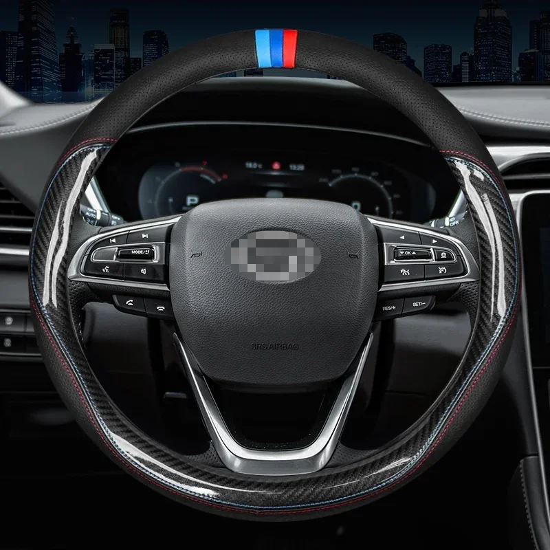 Carbon Fiber Cow Leather Steering Wheel Cover For Trumpchi GS3 GS8 GS4 GE3 GS8 GS7 GA8 GM6 GS5 2018 2019
Carbon Fiber Cow Leather Steering Wheel Cover For Trumpchi GS3 GS8 GS4 GE3 GS8 GS7 GA8 GM6 GS5 2018 2019