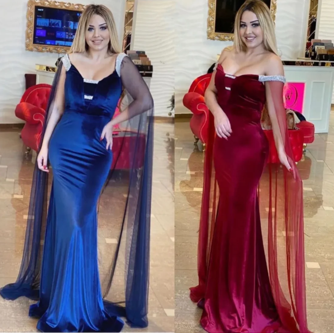 Elegant Formal Dress Sweethear Neck Beads Sequins Arab Dubai Saudi Evening Dresses For Women Mermaid Floor-Length Party Dress
Elegant Formal Dress Sweethear Neck Beads Sequins Arab Dubai Saudi Evening Dresses For Women Mermaid Floor-Length Party Dress