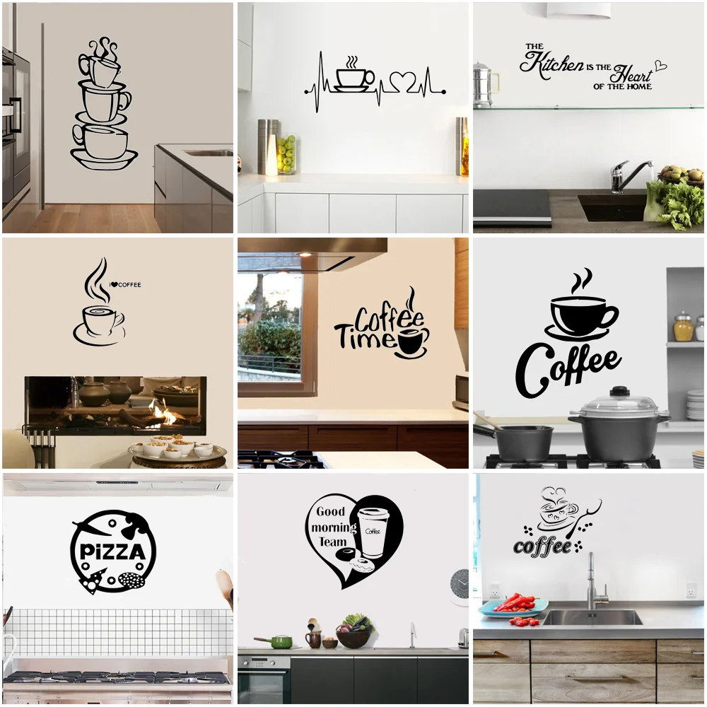 Kitchen Wall Sticker For Restaurant Decor Pizza Coffee Home Decoration Vinyl Waterproof Wall Art Murals Stickers
Kitchen Wall Sticker For Restaurant Decor Pizza Coffee Home Decoration Vinyl Waterproof Wall Art Murals Stickers