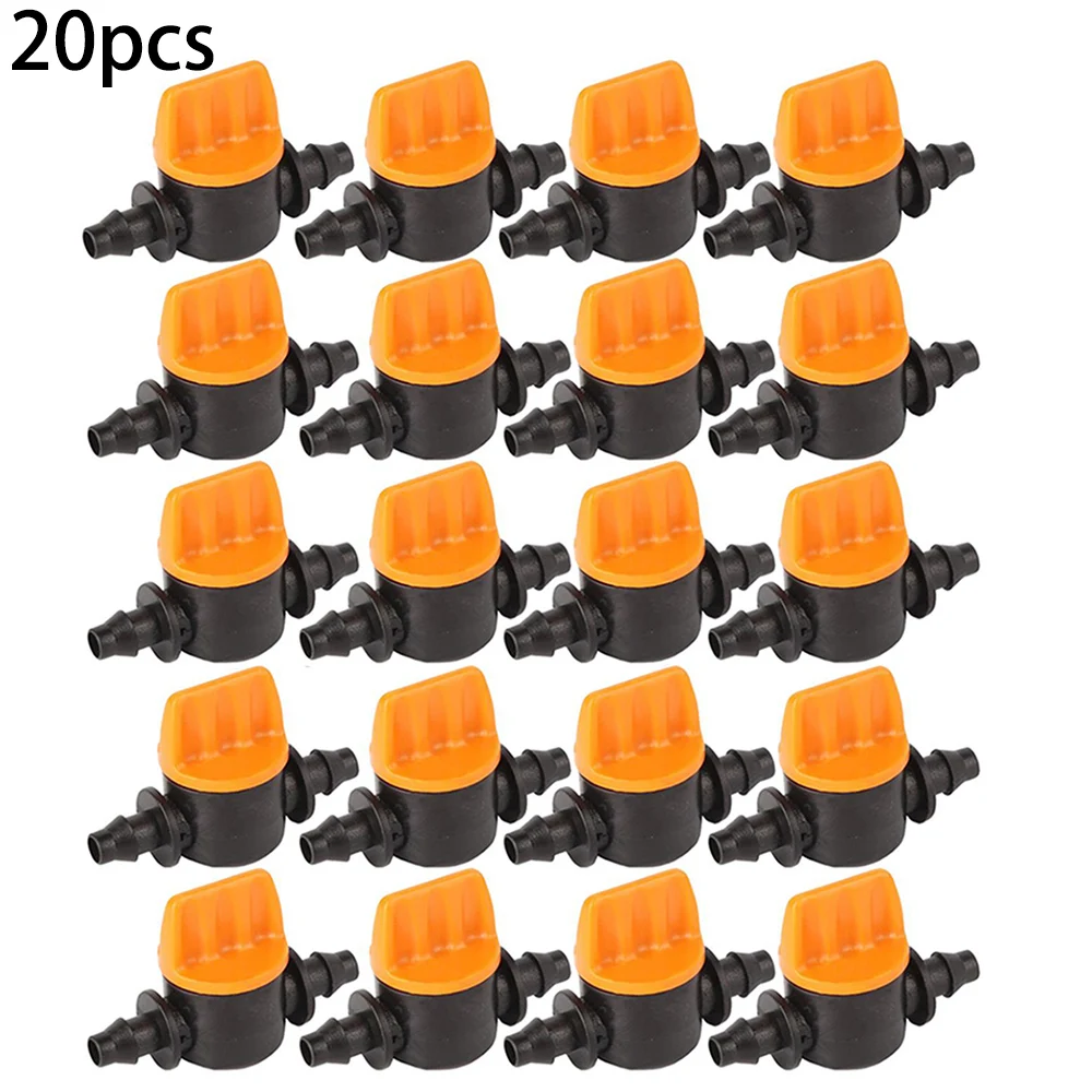 20 Pcs Mini Valve For 4/7mm Hose Irrigation Barbed Water Flow Control Valve Garden Watering Connector Accessories
20 Pcs Mini Valve For 4/7mm Hose Irrigation Barbed Water Flow Control Valve Garden Watering Connector Accessories