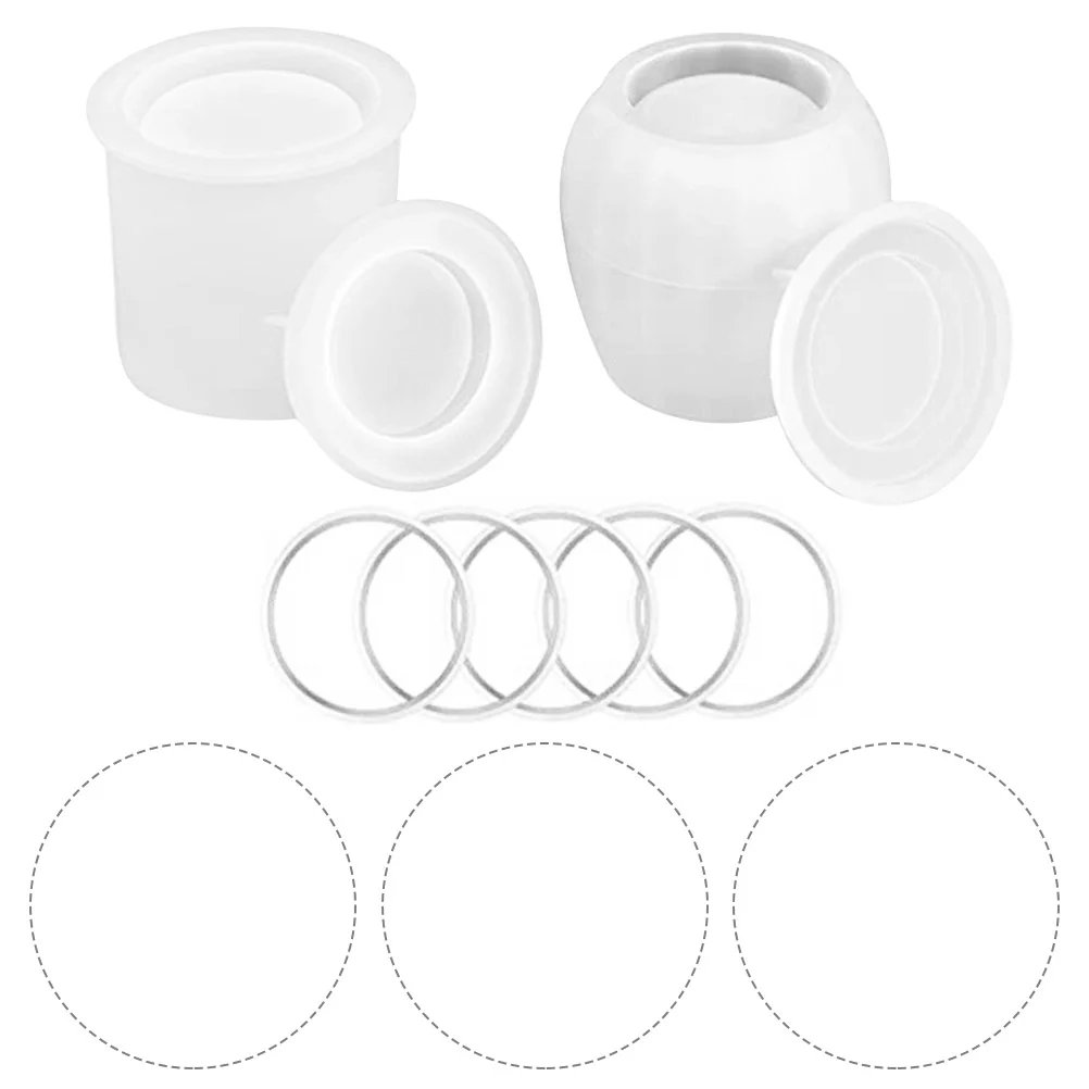 

Sealed Can Mold Crafts Silicone Jar Molds Epoxy Making Pot for Silica Gel DIY Glasses Material