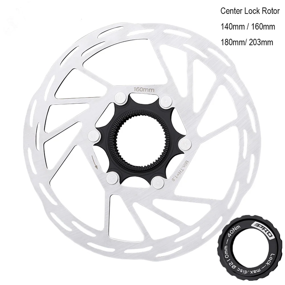 IIIPRO MTB Bike Disc Brake Rotor Thickness Center Lock 140mm 160mm 180mm 203mm Cooling Brake Disc Rotor Bicycle Accessory
IIIPRO MTB Bike Disc Brake Rotor Thickness Center Lock 140mm 160mm 180mm 203mm Cooling Brake Disc Rotor Bicycle Accessory
