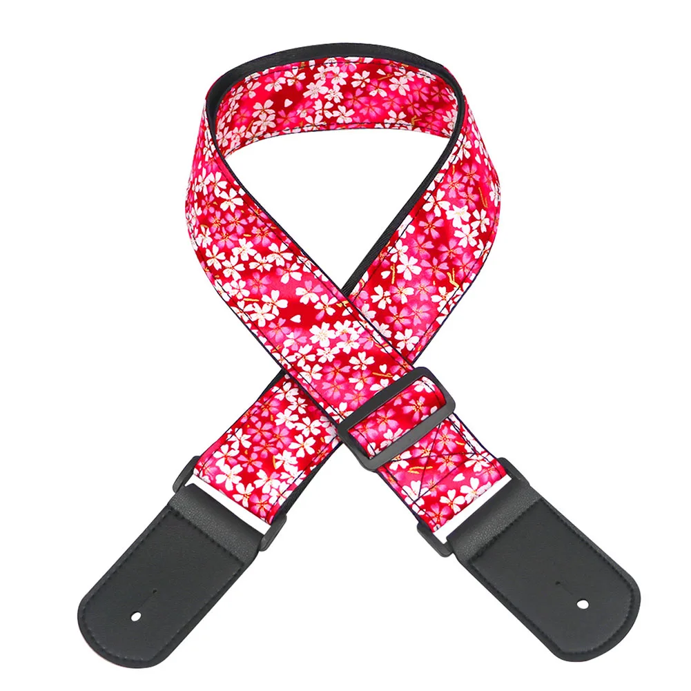 Universal Guitar Straps 1 PC 90-151cm Accessories Bass Cherry Blossom Series Electric Guitar Gift Guitar Strap
Universal Guitar Straps 1 PC 90-151cm Accessories Bass Cherry Blossom Series Electric Guitar Gift Guitar Strap