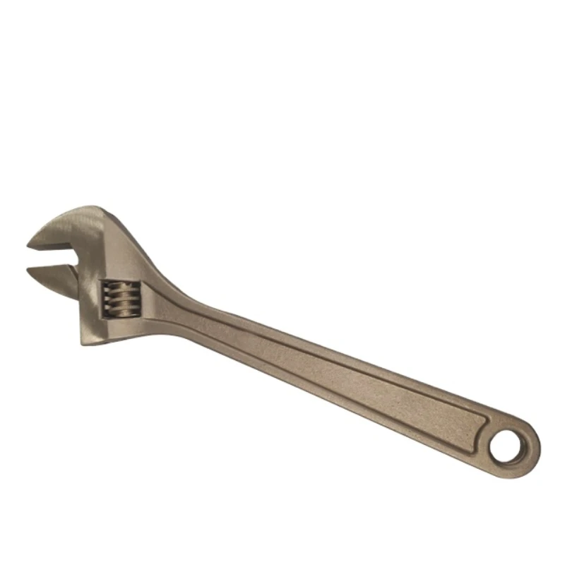 

Hand tool hardware safety non sparking tools explosion-proof 8" adjustable wrench spanner nut wrench tool