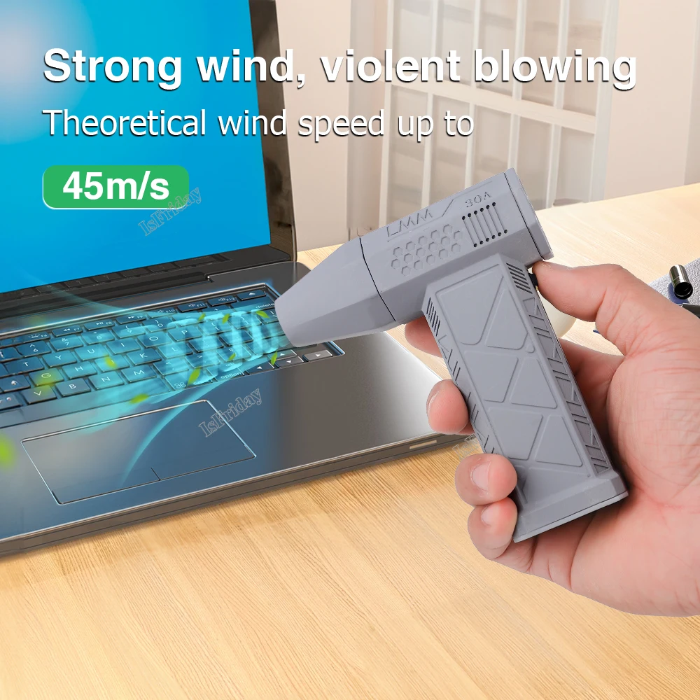 Powerful Blower with High Speed Duct Fan Mini Turbo Jet Fan 110,000 RPM Turbo Violent Fan Compressed Air Blower Brushless Motor
Powerful Blower with High Speed Duct Fan Mini Turbo Jet Fan 110,000 RPM Turbo Violent Fan Compressed Air Blower Brushless Motor