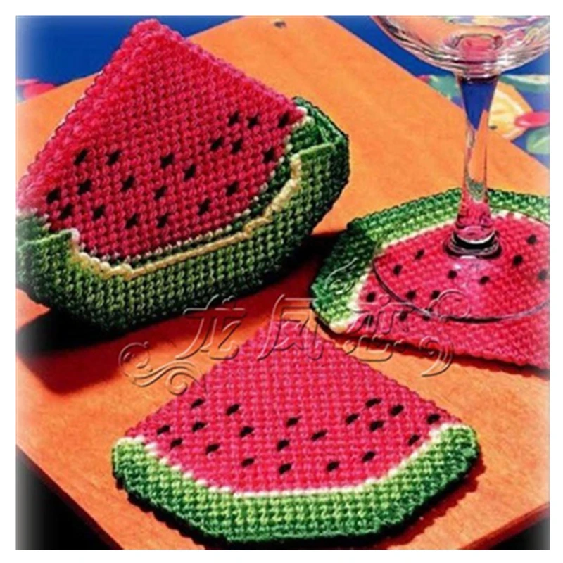 Watermelon coasters embroidery kit DIY handmade craft set Crocheting knitting needlework supplies
Watermelon coasters embroidery kit DIY handmade craft set Crocheting knitting needlework supplies