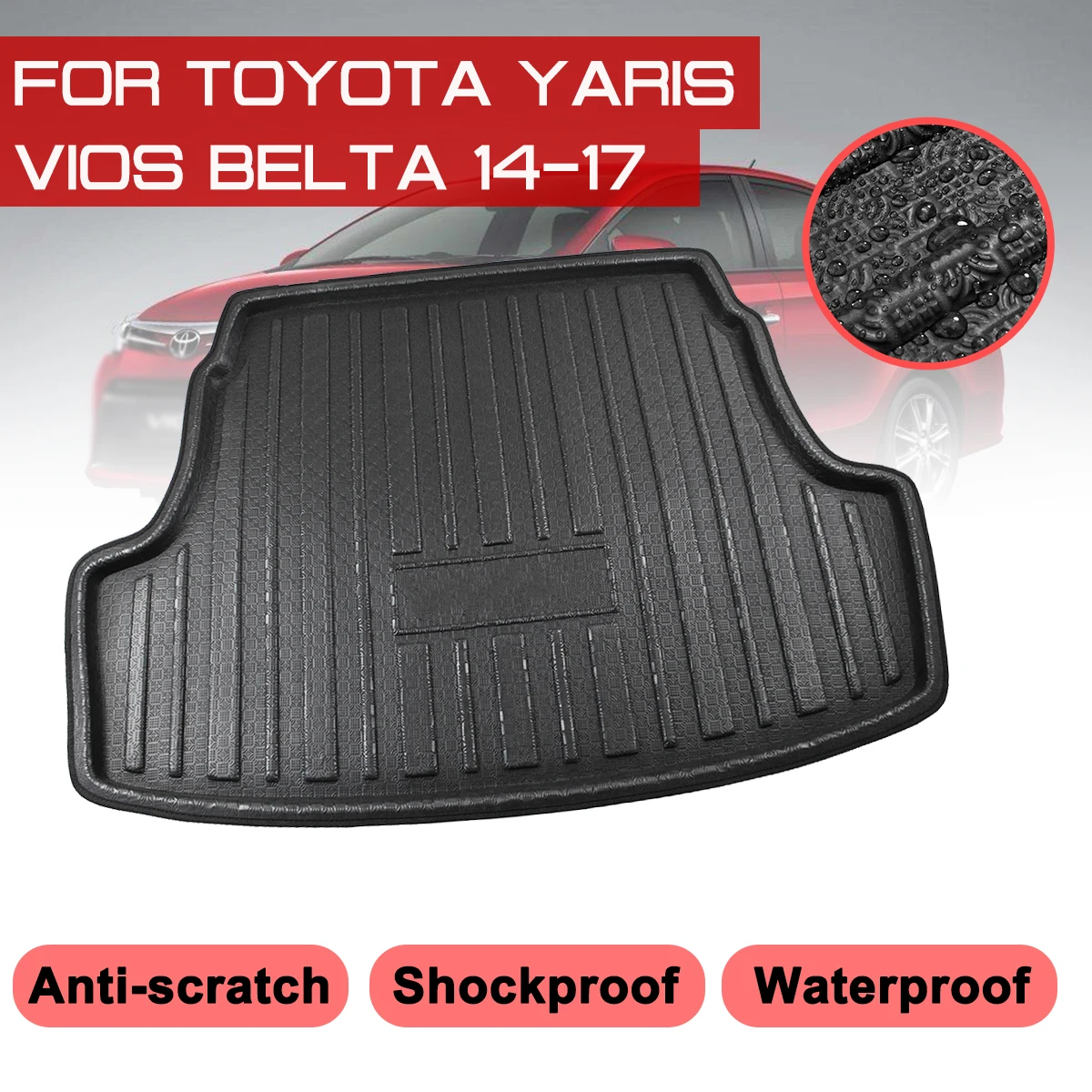 Для Toyota Yaris Vios Belta 2014 2015 2016 2017 автомобильный напольный коврик Ковер задний багажник противогрязевая крышка
Для Toyota Yaris Vios Belta 2014 2015 2016 2017 автомобильный напольный коврик Ковер задний багажник противогрязевая крышка
