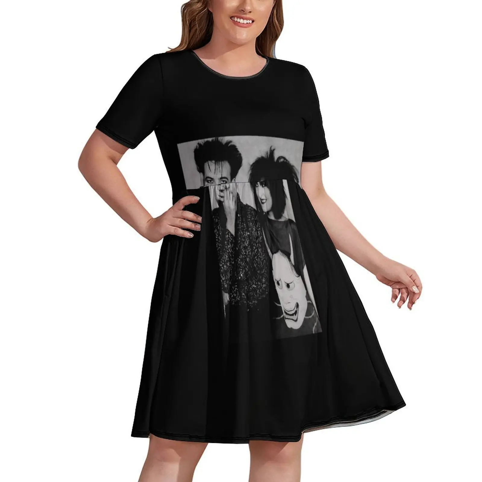 Robert Smith and Siouxsie Sioux Music Dress Summer women's clothing beach dresses
Robert Smith and Siouxsie Sioux Music Dress Summer women's clothing beach dresses