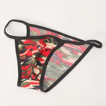 Men's Sexy Camo G-string Briefs Print Lingerie Bikini Underwear Thin Waist Panties Camouflage T-Back Thong Sexy Lingerie A50
Men's Sexy Camo G-string Briefs Print Lingerie Bikini Underwear Thin Waist Panties Camouflage T-Back Thong Sexy Lingerie A50