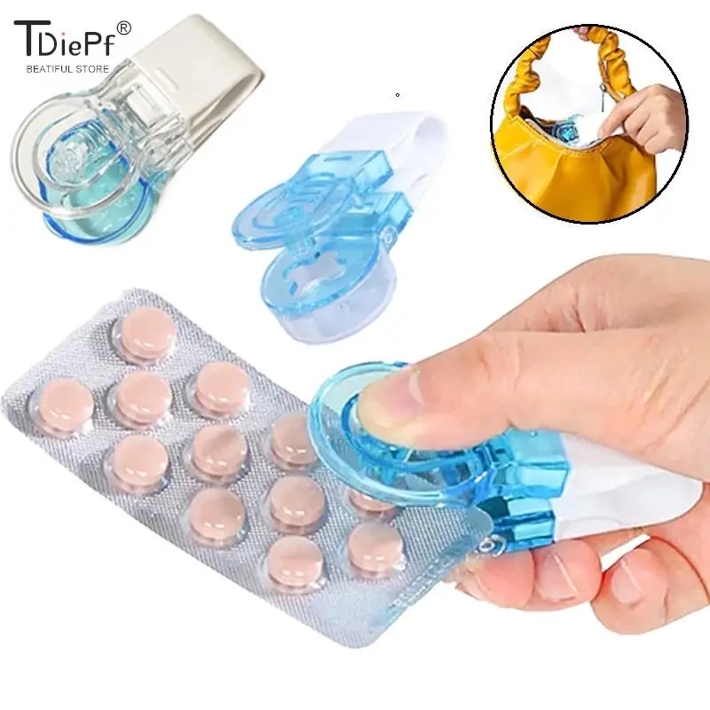 1/2pc Portable PillTaker Tablet Blister Pack Opener Pill Dispenser Storage Box PillCase No Contact Easy To Take Out From Package
1/2pc Portable PillTaker Tablet Blister Pack Opener Pill Dispenser Storage Box PillCase No Contact Easy To Take Out From Package