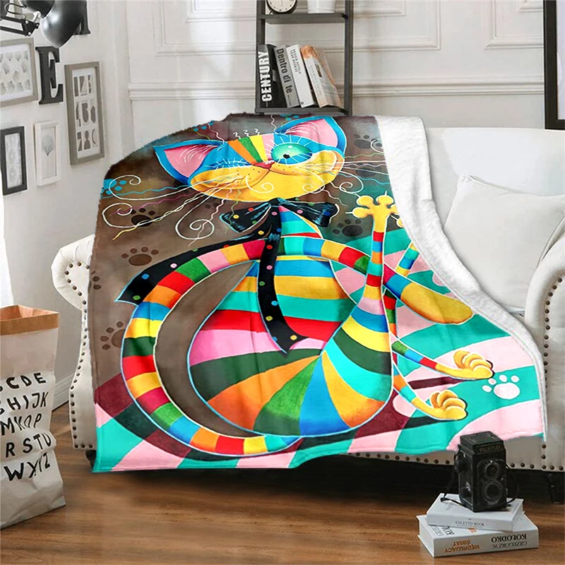 Cute cat print blanket, soft warm flannel blanket, bed sofa travel picnic portable blanket, children blanket, birthday gift
Cute cat print blanket, soft warm flannel blanket, bed sofa travel picnic portable blanket, children blanket, birthday gift