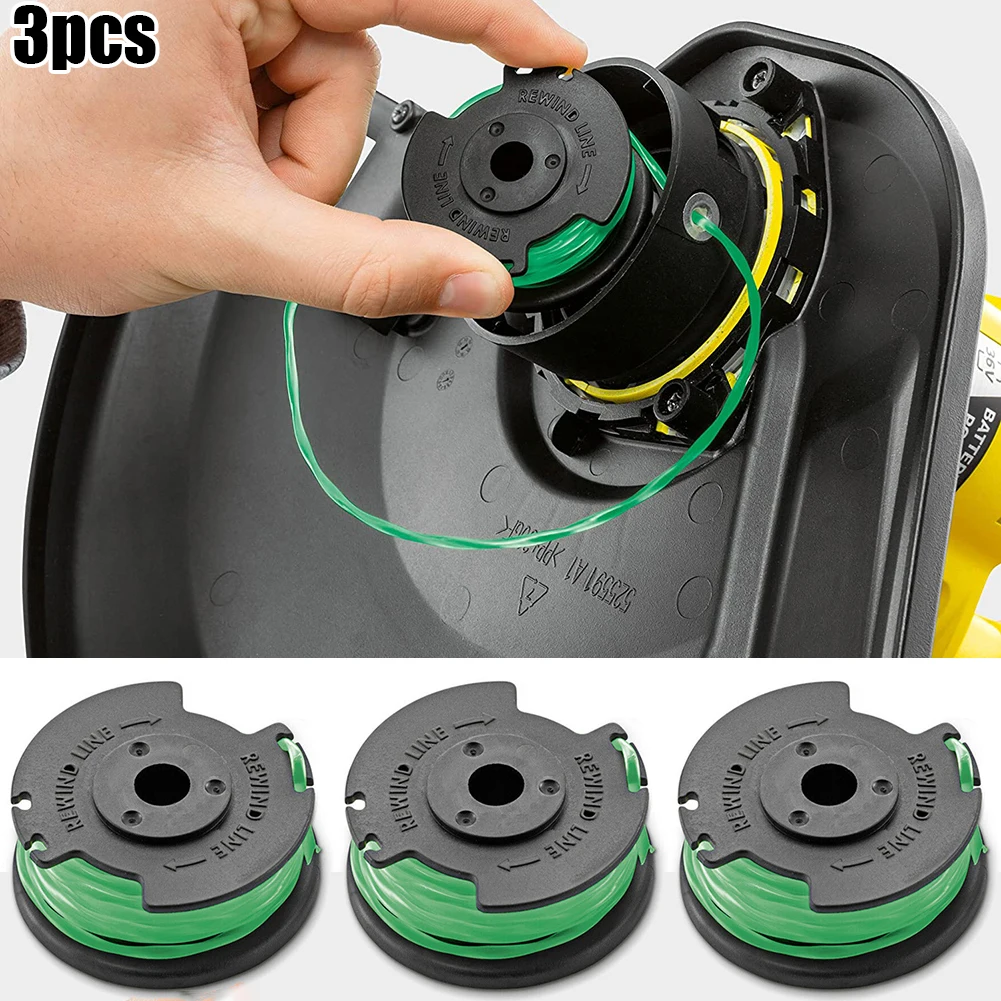 3PCS Thread Spool Green Ø2.0mm For Karcher All 18 V Battery Power Strimmers Garden Power Tools Replacement Parts
3PCS Thread Spool Green Ø2.0mm For Karcher All 18 V Battery Power Strimmers Garden Power Tools Replacement Parts