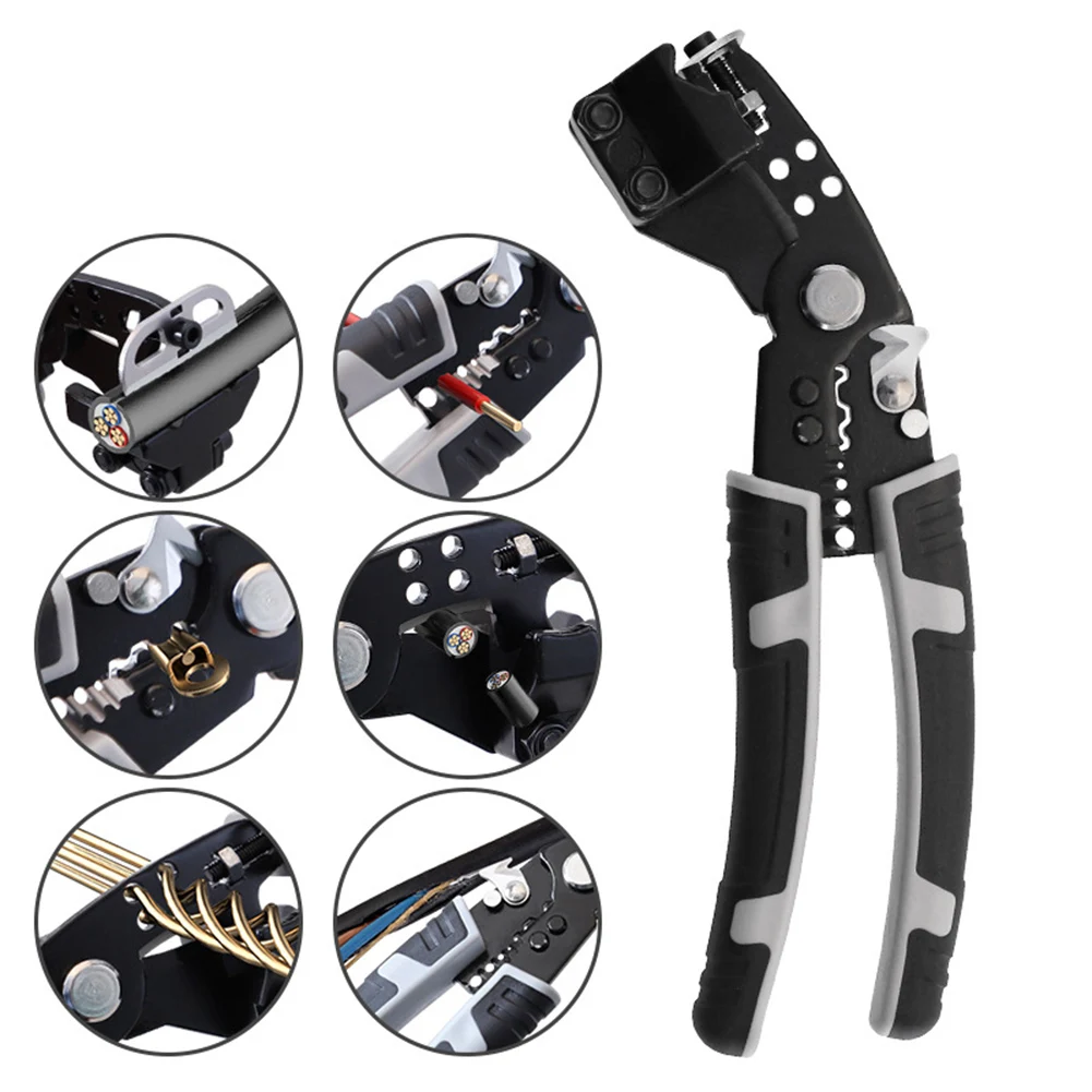 Multifunctional Special Wire Stripping Pliers For Electrician Cutting Wire Stripping Skin Pressing Wire Winding Scissors
Multifunctional Special Wire Stripping Pliers For Electrician Cutting Wire Stripping Skin Pressing Wire Winding Scissors