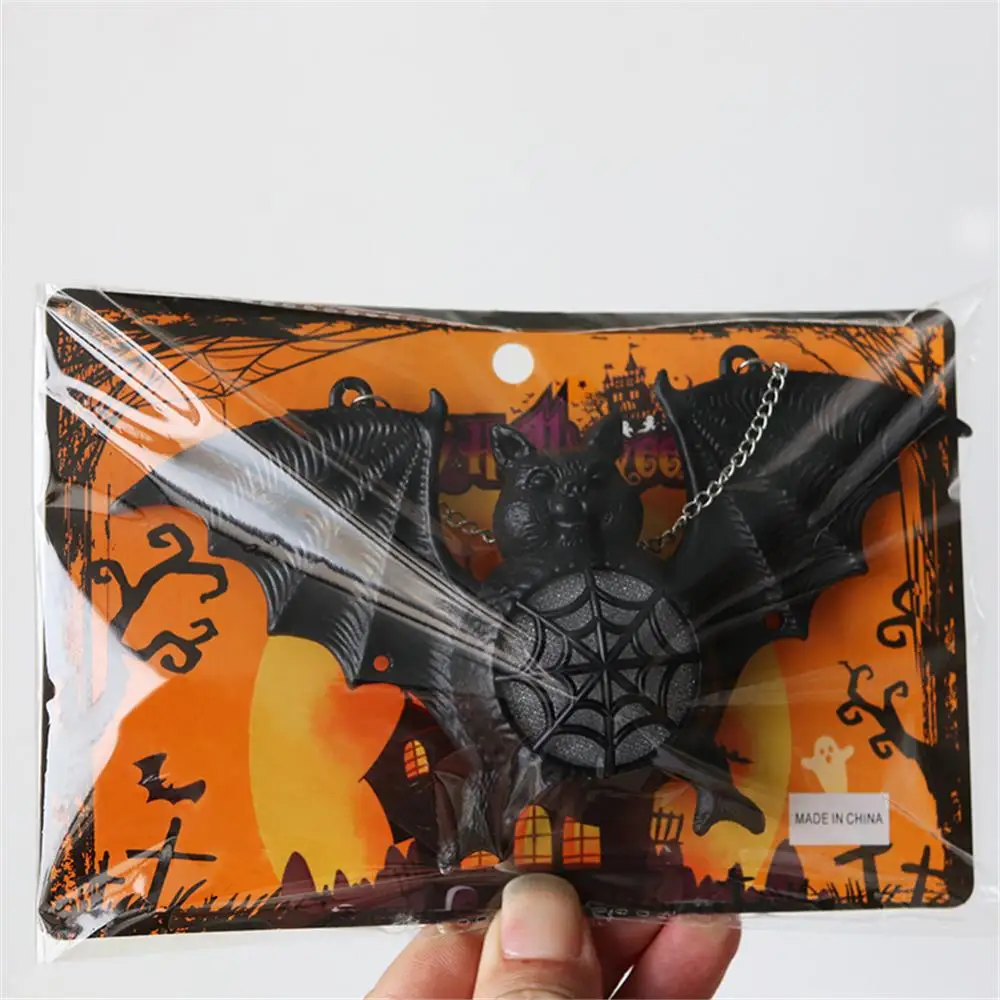 

Ghost Festival Decoration Plastic Glowing Mysterious Horror Props Party Decoration Led Bat Hanging Light Halloween Decoration