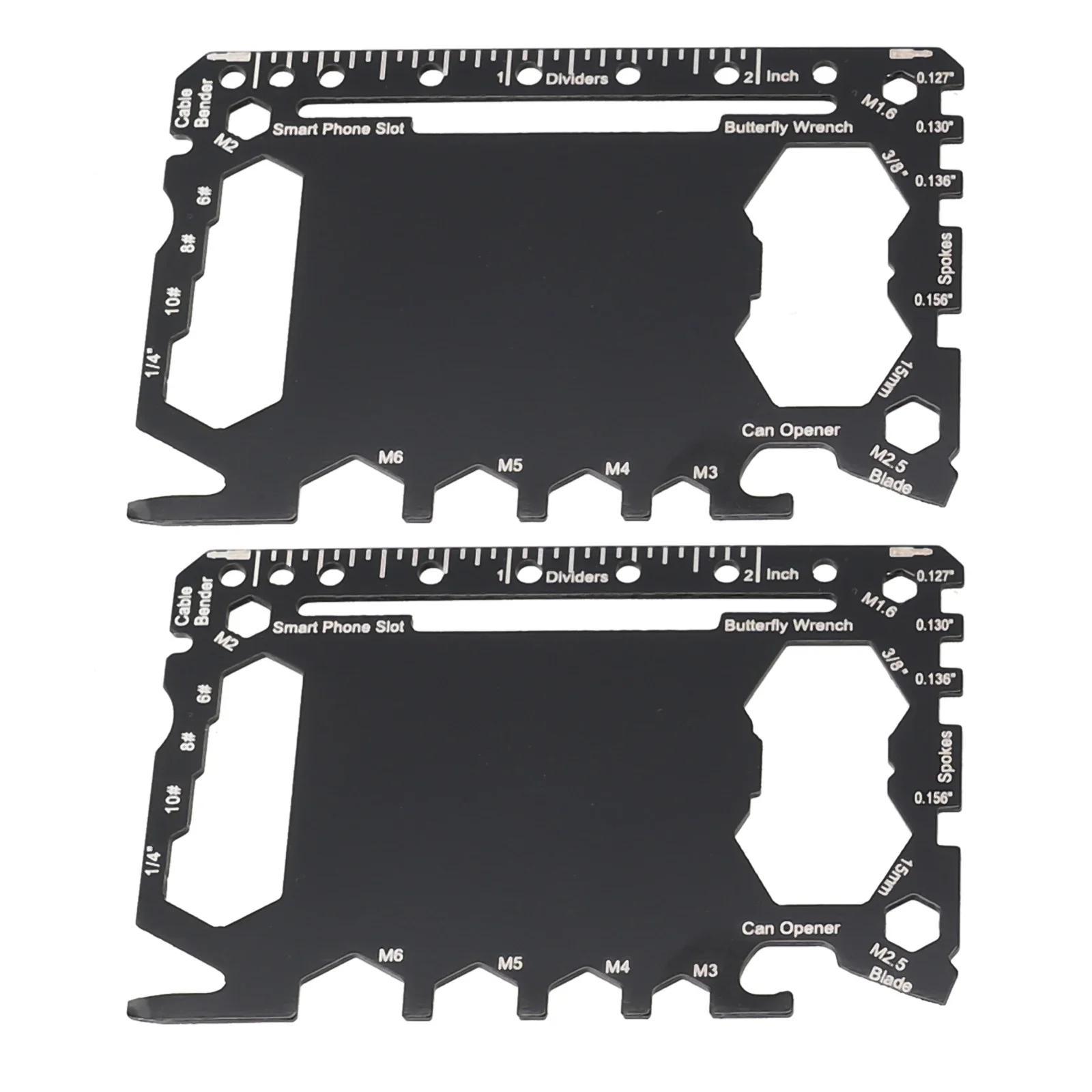 2PCS Multitool Card 46-In-1 Multi-Purpose Survival Pocket Repair Tool Gadgets Stainless Steel Escape Kni Fe Card Camping Tool
2PCS Multitool Card 46-In-1 Multi-Purpose Survival Pocket Repair Tool Gadgets Stainless Steel Escape Kni Fe Card Camping Tool