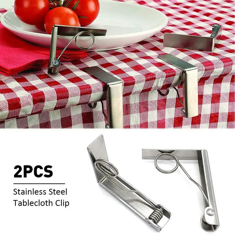 Tablecloth Clamps Home Durable Stainless Steel Tablecloth Clamps Household Non Slip Tablecloth Clips Picnics Parties Weddings
Tablecloth Clamps Home Durable Stainless Steel Tablecloth Clamps Household Non Slip Tablecloth Clips Picnics Parties Weddings
