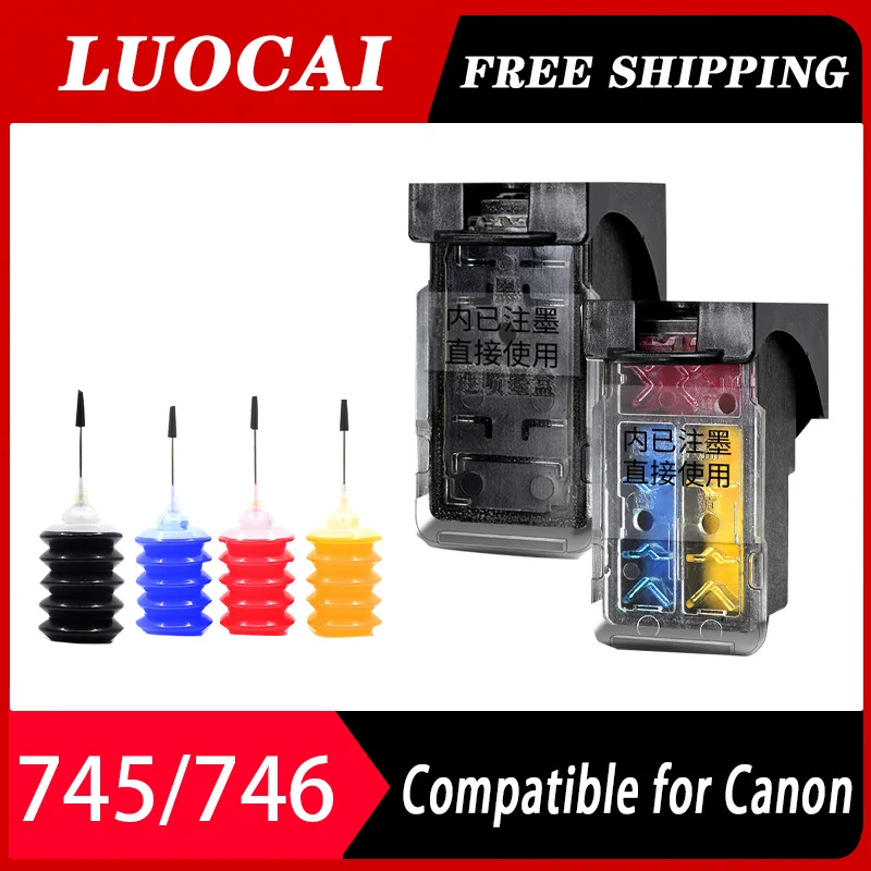 PG745 CL746 многоразовые чернильные картриджи, совместимые с принтером Canon MG3070 3077 TR4570 TS3370 3170 307 746
PG745 CL746 многоразовые чернильные картриджи, совместимые с принтером Canon MG3070 3077 TR4570 TS3370 3170 307 746