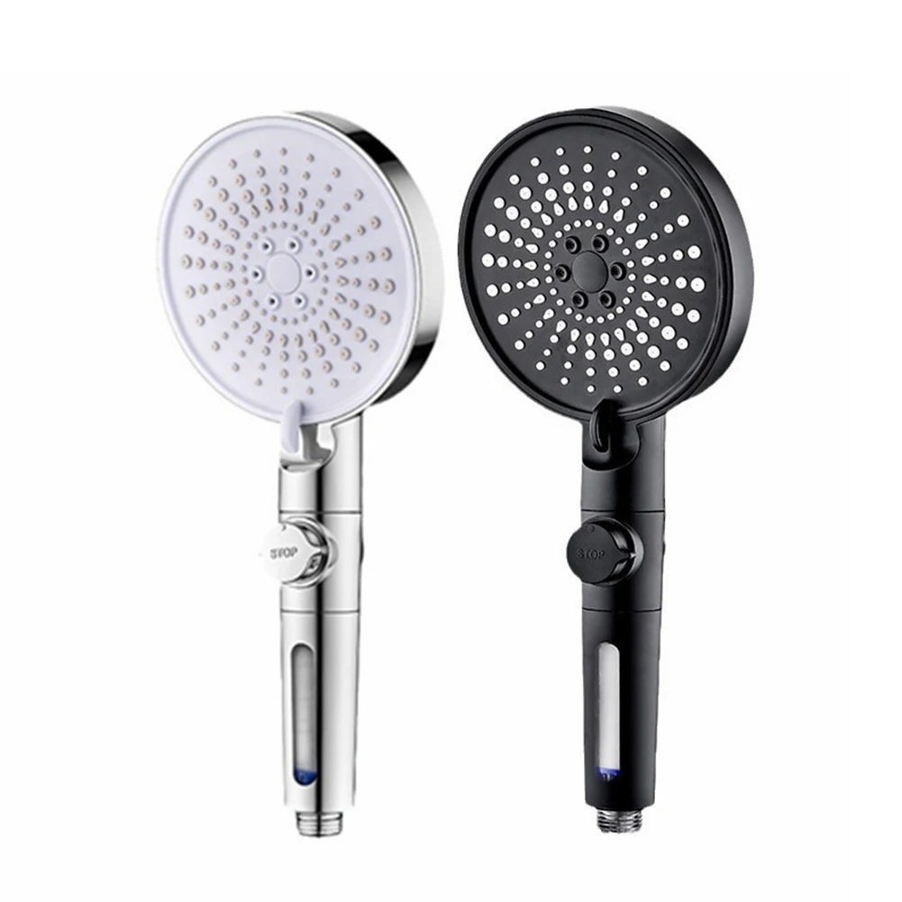 

6 Modes Filter Shower Head High Pressure Large Panel Shower Head With 6 Settings Faucet Bathroom Accessories Sets