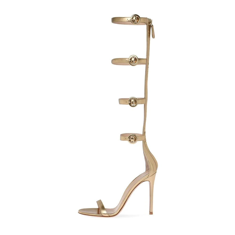 Novel Design Fashion Sandals Solid Color Round Toe Ladies Shoes Hot Sale Peep Toe Women Pumps Metal Buckle Stiletto Heels
Novel Design Fashion Sandals Solid Color Round Toe Ladies Shoes Hot Sale Peep Toe Women Pumps Metal Buckle Stiletto Heels