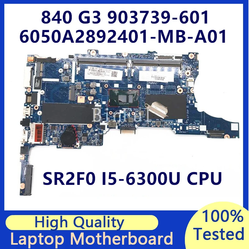 903739-001 903739-601 For HP EliteBook 840 G3 850 G3 6050A2892401-MB-A01 W/SR2F0 I5-6300U CPU Laptop Motherboar 100% Full Tested
903739-001 903739-601 For HP EliteBook 840 G3 850 G3 6050A2892401-MB-A01 W/SR2F0 I5-6300U CPU Laptop Motherboar 100% Full Tested