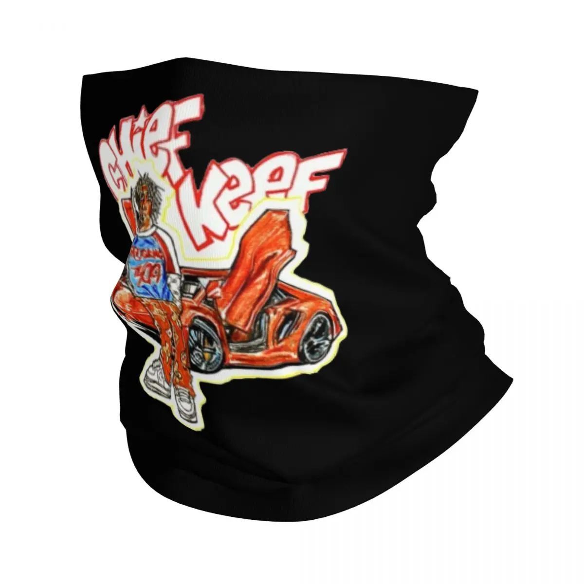 

Головной платок Keef, бандана, шейный платок с принтом певицы, Балаклава, шарф, многофункциональный головной убор для бега, унисекс, для взрослых, ветрозащитный