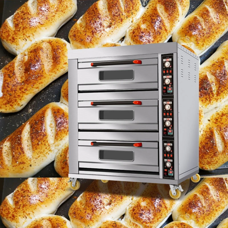 Manufacturer Commercial Electric Gas Deck Bread Baking Machine Bakery Oven Prices
Manufacturer Commercial Electric Gas Deck Bread Baking Machine Bakery Oven Prices