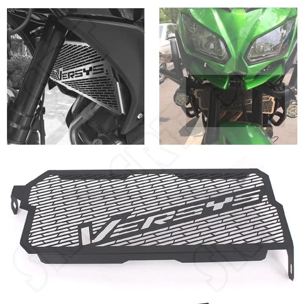

Fits for Kawasaki Versys 650 KLE ABS VERSYS650 KLE650 2015-2022 Motorcycle Radiator Grille Guard Front Cooler Protector Cover