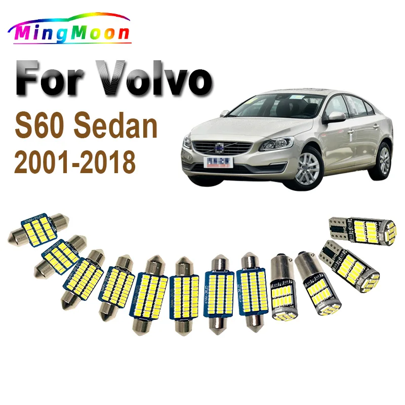 Canbus без ошибок для Volvo S60 Sedan 2001- 2013 2014 2015 2016 2017 Автомобильные светодиодные лампы Внутренняя купольная карта
Canbus без ошибок для Volvo S60 Sedan 2001- 2013 2014 2015 2016 2017 Автомобильные светодиодные лампы Внутренняя купольная карта