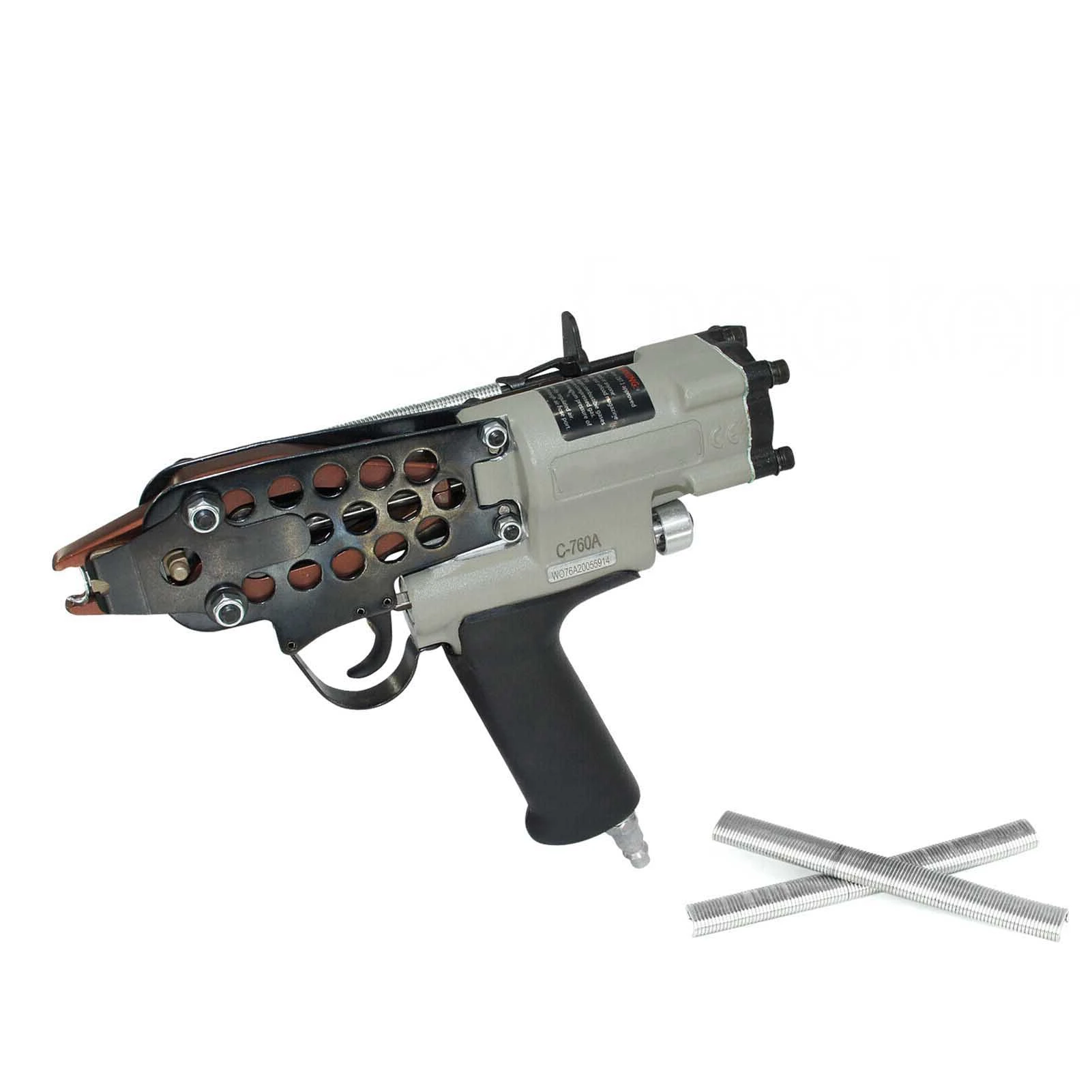 WOODPECKER C-760A 16 Guage Pneumatic Hog Ring Gun, 3.0mm Closure Diameter Woodpecker Staple Gun Gray
WOODPECKER C-760A 16 Guage Pneumatic Hog Ring Gun, 3.0mm Closure Diameter Woodpecker Staple Gun Gray