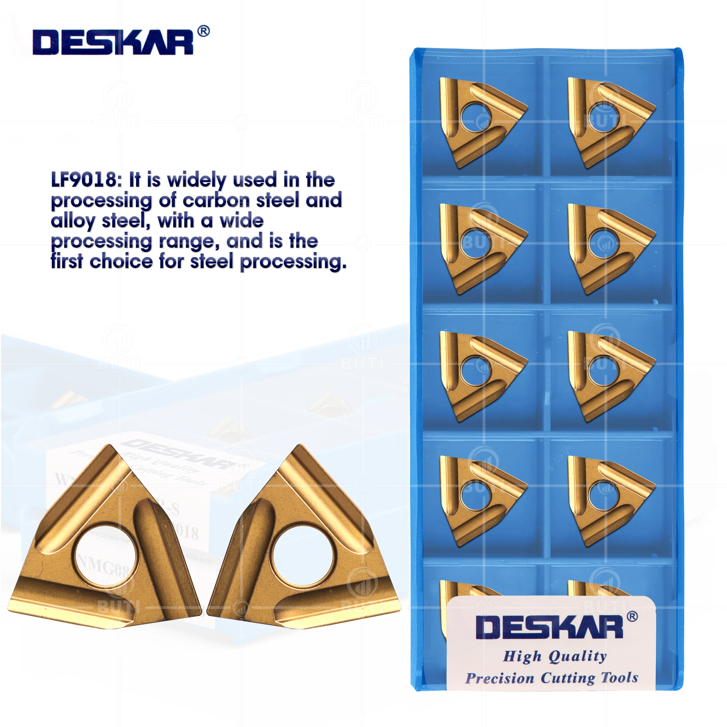 DESKAR 100% оригинальный WNMG080404 WNMG080408R WNMG080408L S LF9018 Стандартный токарный станок с ЧПУ для резки стали
DESKAR 100% оригинальный WNMG080404 WNMG080408R WNMG080408L S LF9018 Стандартный токарный станок с ЧПУ для резки стали