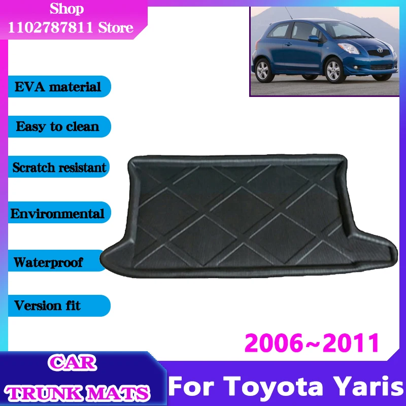 For Toyota Yaris 2006 Accessories 2006~2011 Vios XP90 Limo Car Trunk Floor Mat Waterproof Liner Anti-Slip Cargo EVA Storage Pad
For Toyota Yaris 2006 Accessories 2006~2011 Vios XP90 Limo Car Trunk Floor Mat Waterproof Liner Anti-Slip Cargo EVA Storage Pad