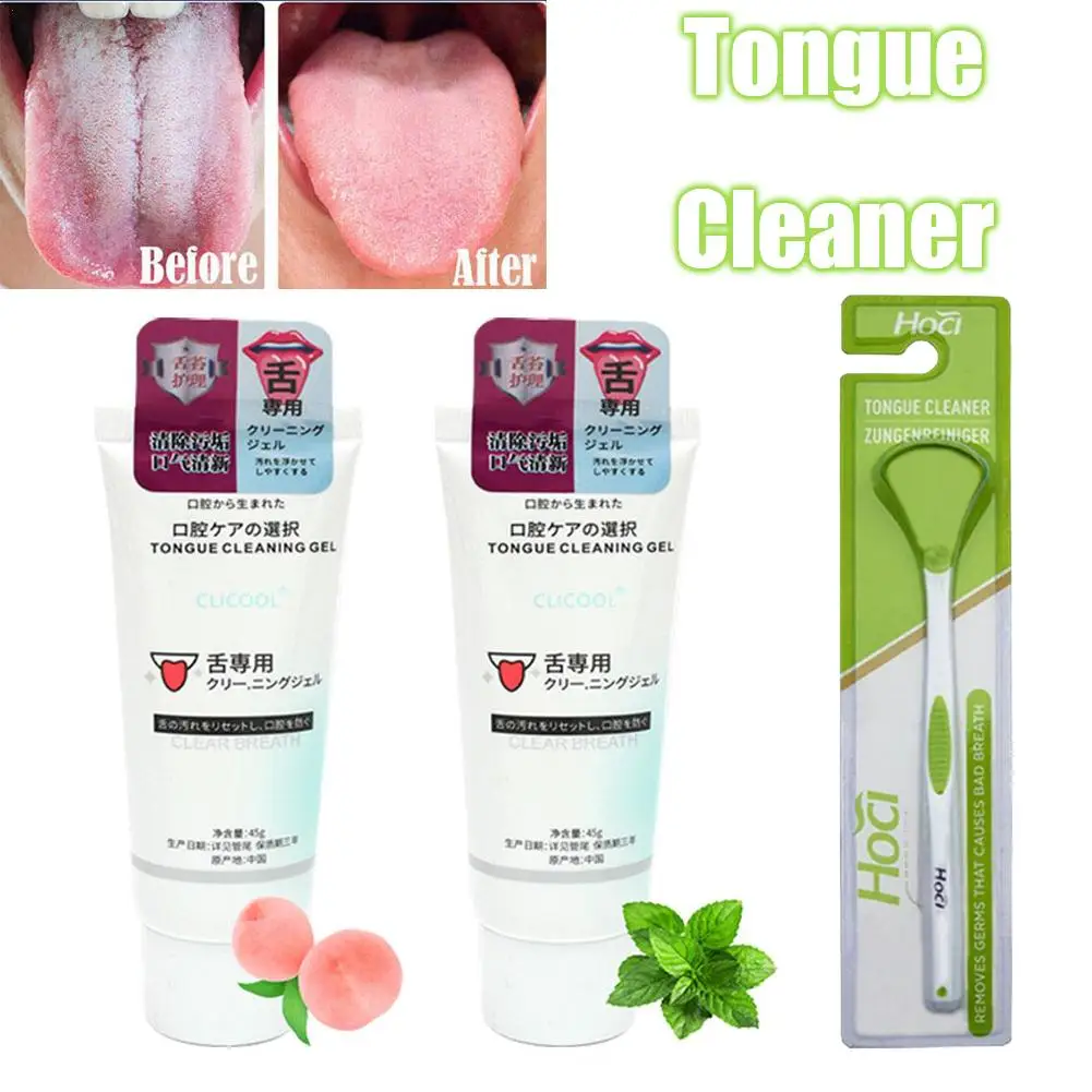 Tongue Cleaner Set Tongue Cleaning Gel & Tongue Scraper For Removing Mouth Odour and Bad Breath Mouth Odor Eliminator
Tongue Cleaner Set Tongue Cleaning Gel & Tongue Scraper For Removing Mouth Odour and Bad Breath Mouth Odor Eliminator