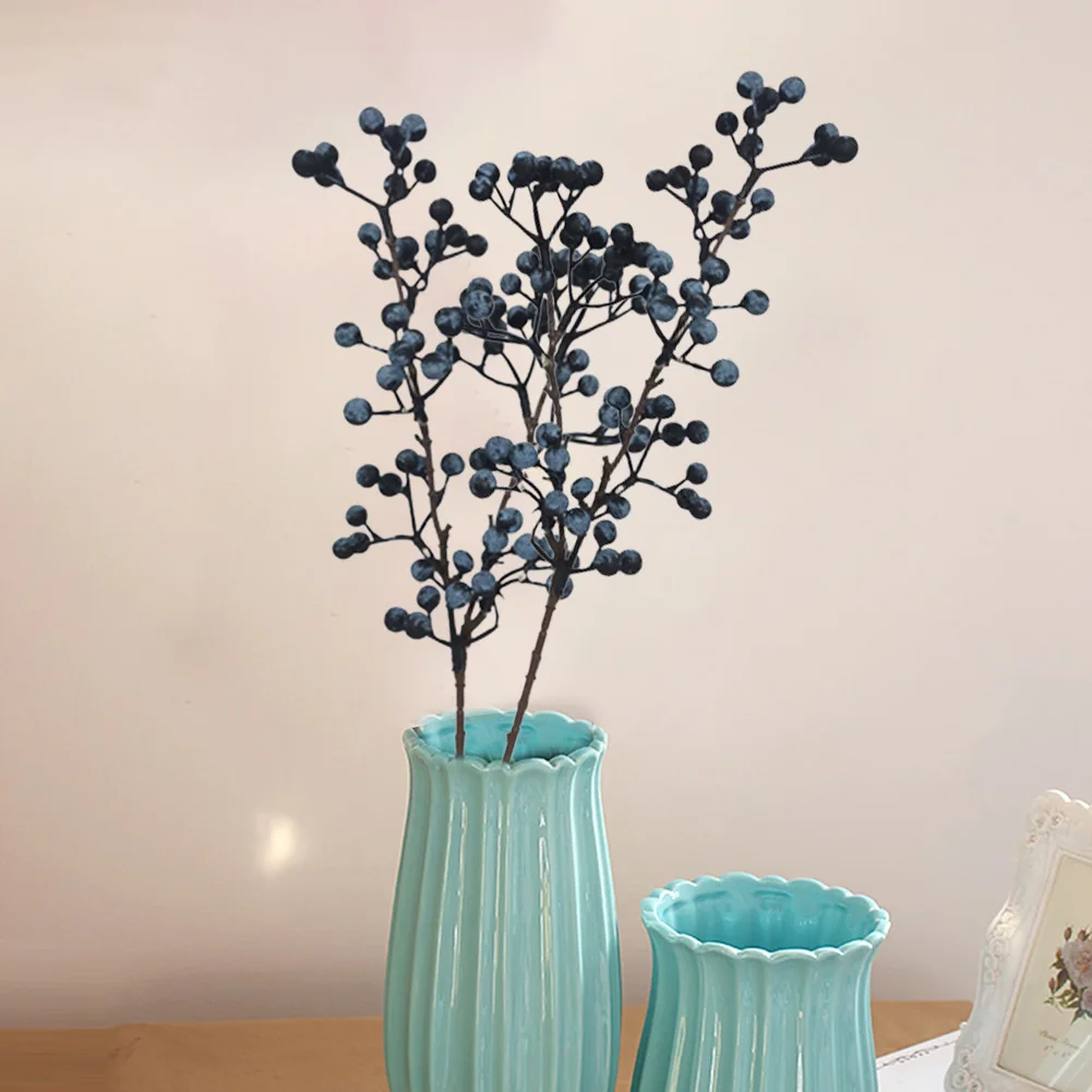 3PCS Artificial Blueberry Branch Bouquet Plastic 36cm Flowers Garland Decoration DIY Vase Flower Arrangement Ornament Home Decor
3PCS Artificial Blueberry Branch Bouquet Plastic 36cm Flowers Garland Decoration DIY Vase Flower Arrangement Ornament Home Decor