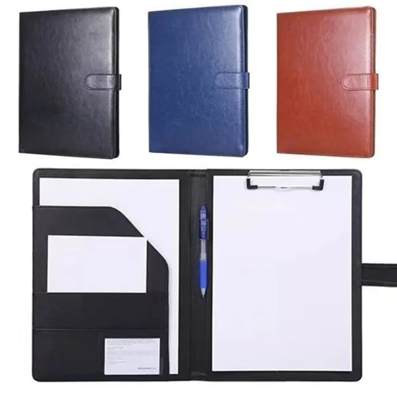 

Многофункциональные кожаные папки для документов, папка для конференций формата А4, деловые канцелярские товары