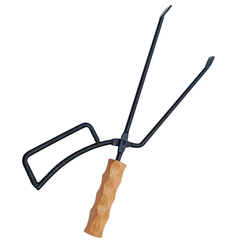 Camping Barbecue Fireplace Tong Bbq Accessories Wooden Handle Lengthened Charcoal Clip
Camping Barbecue Fireplace Tong Bbq Accessories Wooden Handle Lengthened Charcoal Clip