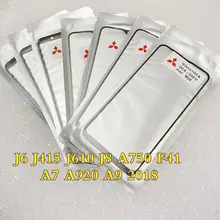 Lentille avant et extérieure LCD OCA, 10 pièces/lot, pour Samsung Galaxy J6 J415 J610 J8 A750 F41 A7 A9 A750 A920 2018, panneau d'écran tactile=