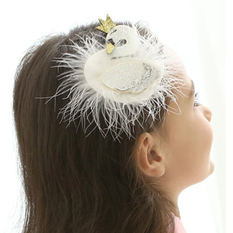 Stereo Girl Swan Hair Grip Plush Hair Clip Kids Party Hair Decoration Ornament Princess Swan Hairpins Barrette Children Headwear
Stereo Girl Swan Hair Grip Plush Hair Clip Kids Party Hair Decoration Ornament Princess Swan Hairpins Barrette Children Headwear