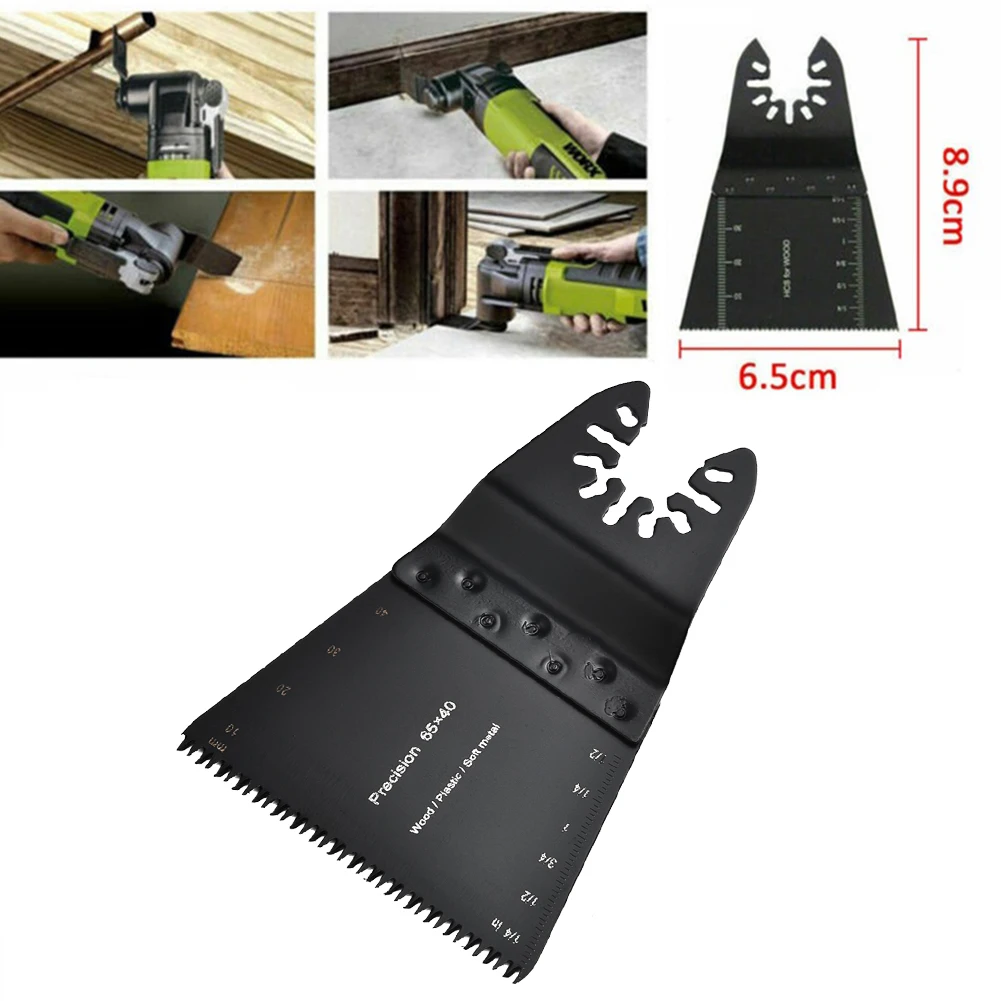 65mm Universal Saw Blade Multi-Function HCS Oscillating Cutter Blades For Woodworking DIY Renovator Power Tools
65mm Universal Saw Blade Multi-Function HCS Oscillating Cutter Blades For Woodworking DIY Renovator Power Tools